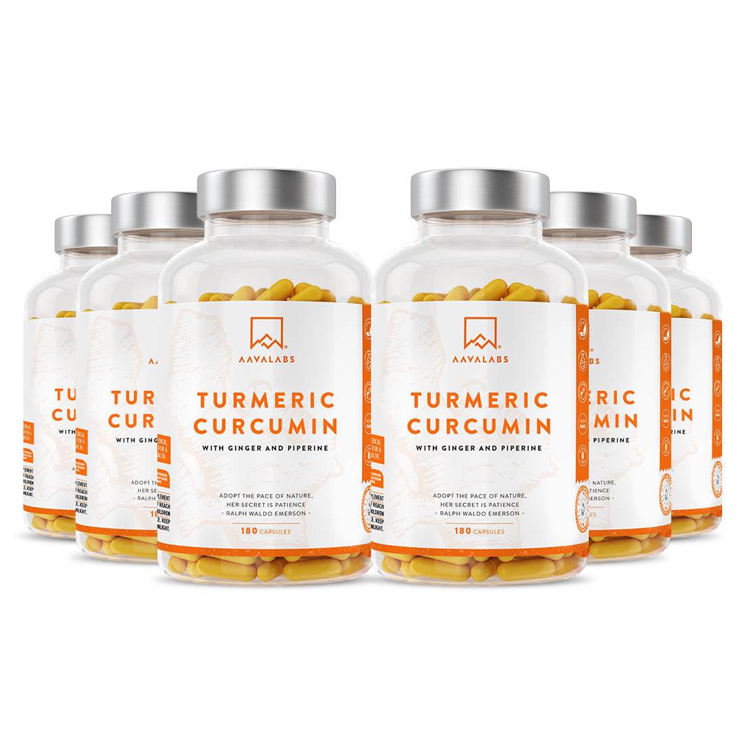 CURCUMIN TURMERIC - 6 MONTH PACK