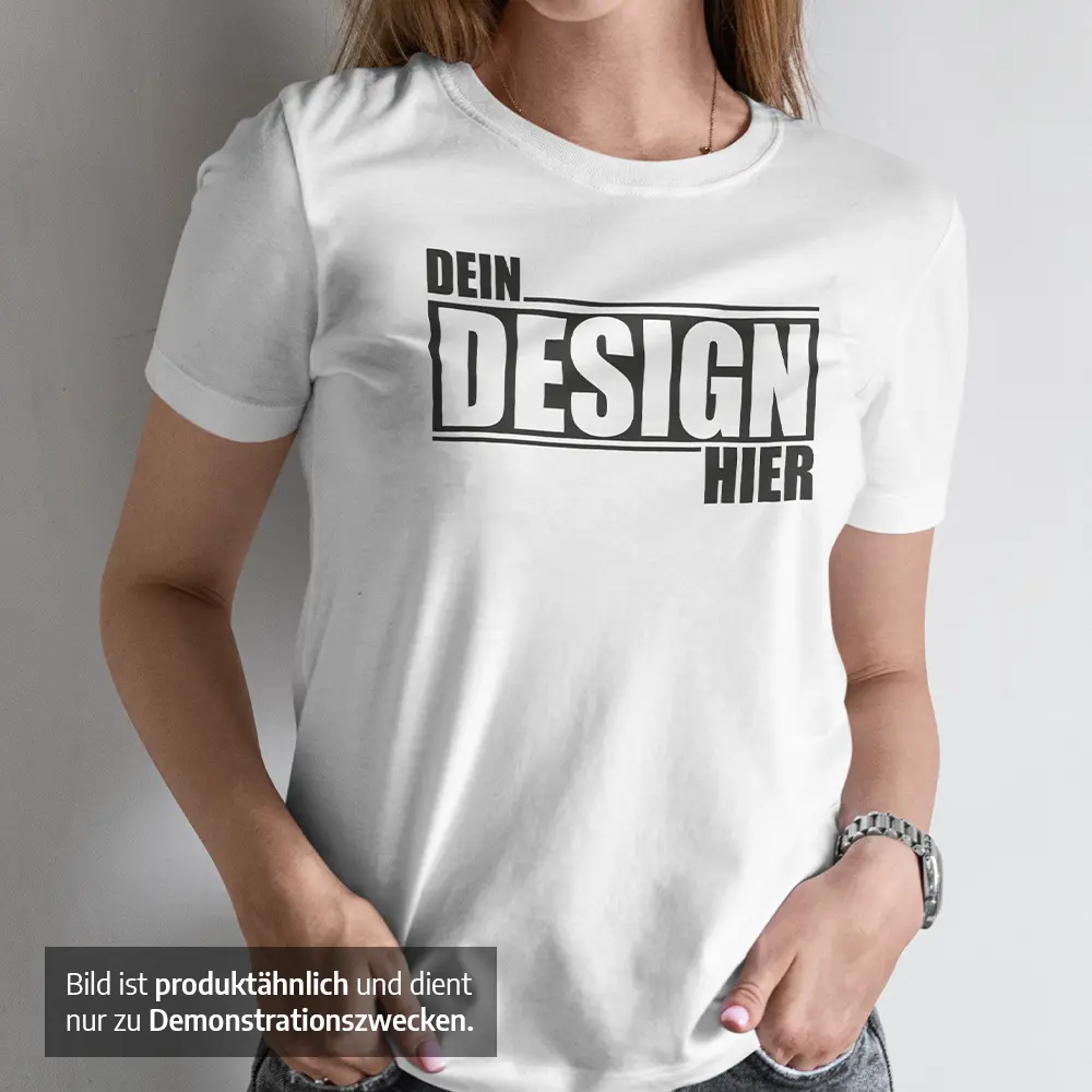 Frauen T-Shirt – Individuell bedruckbar mit eigenem Motiv