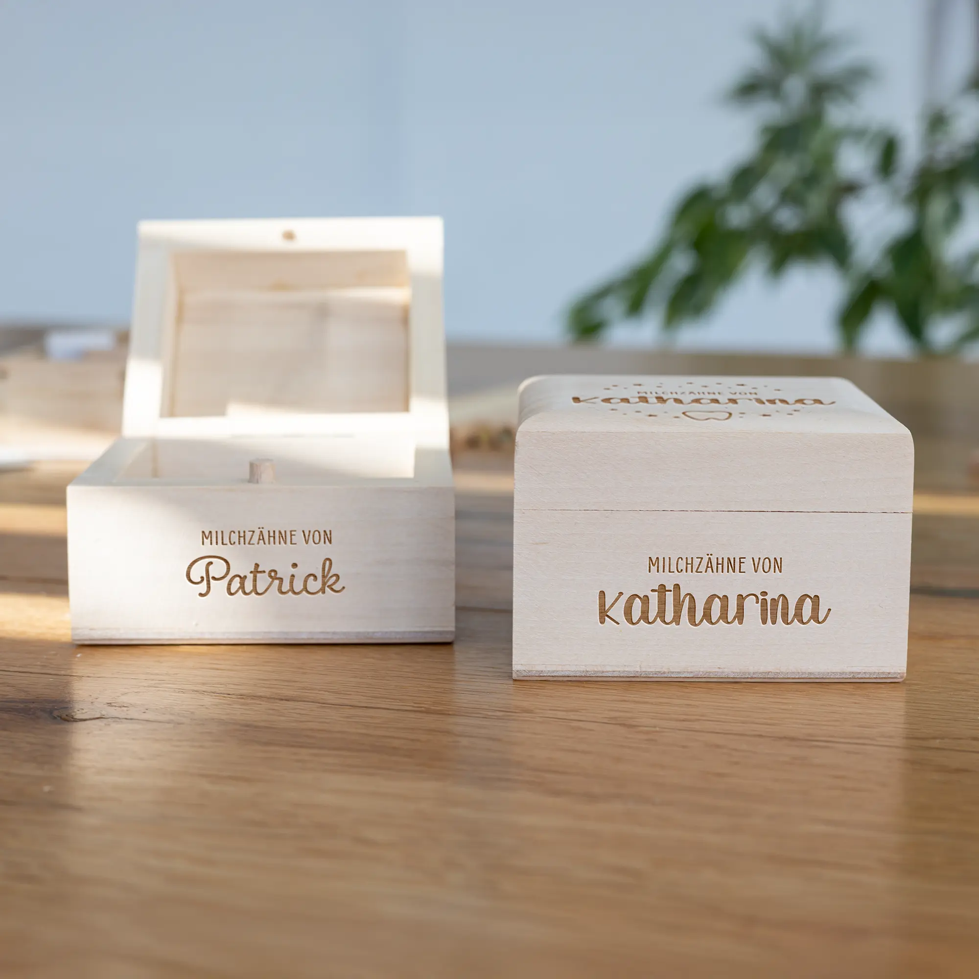 Personalisierte Milchzahndose mit Namen und Klappverschluss – Bild 6