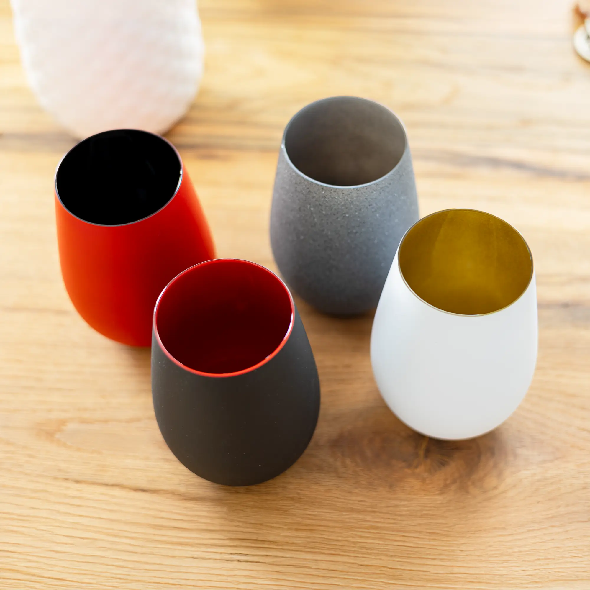 Personalisiertes Trauerlicht mit Wunschtext und Blume – Bild 5