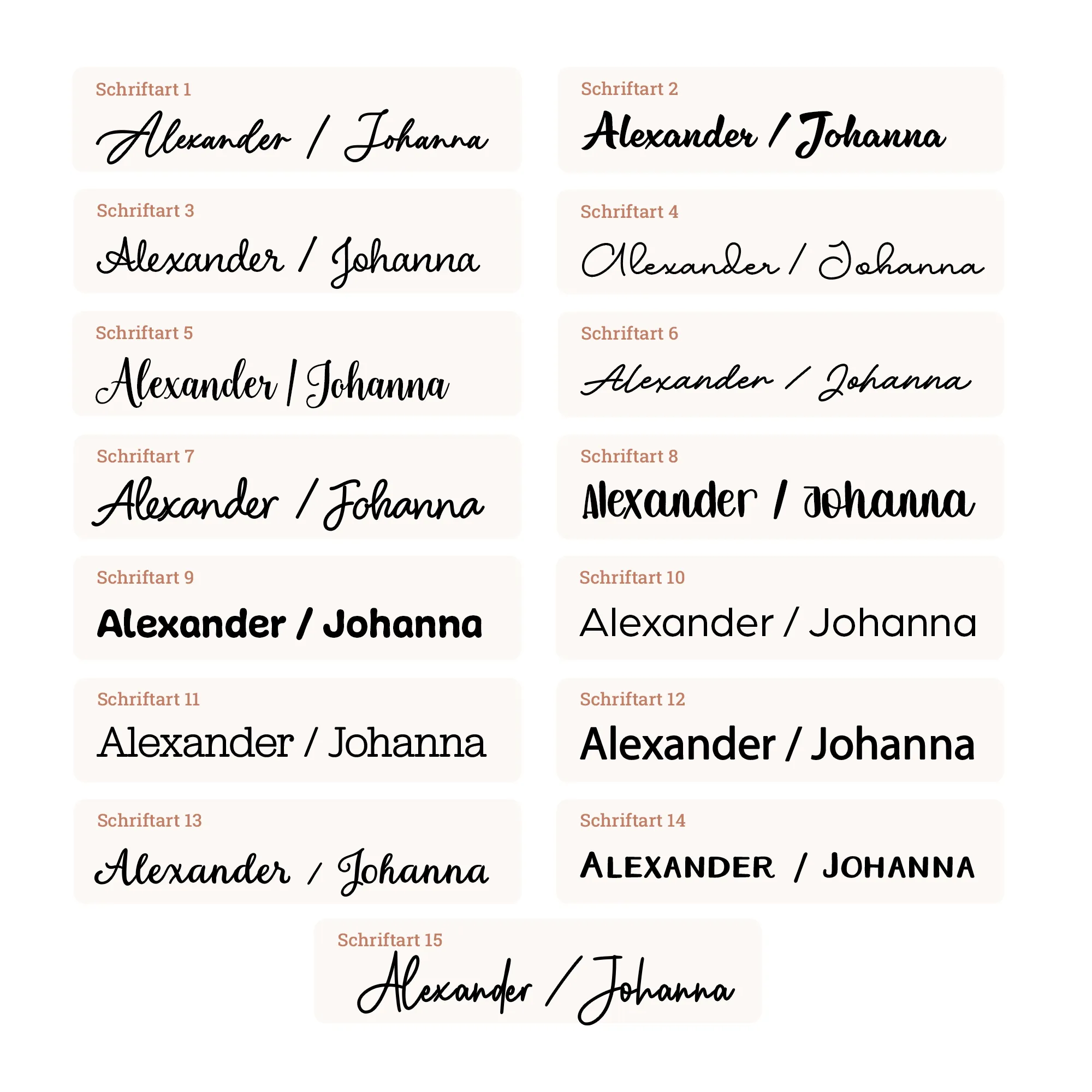 Personalisierter Stundenplan aus Acrylglas – Motiv Waldtiere – Bild 2