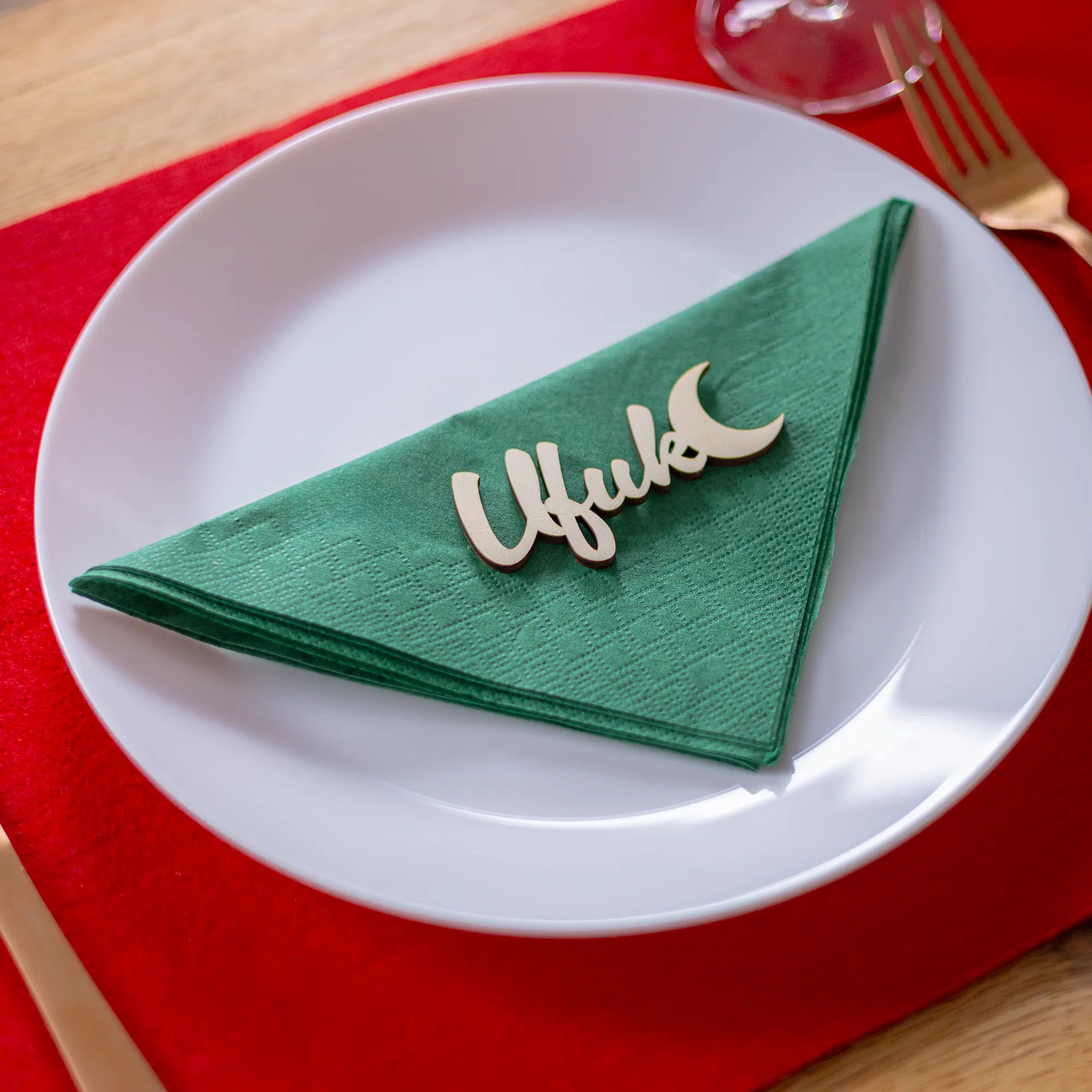 Tischkarten Aus Holz mit Ramadanmotiven – Bild 3