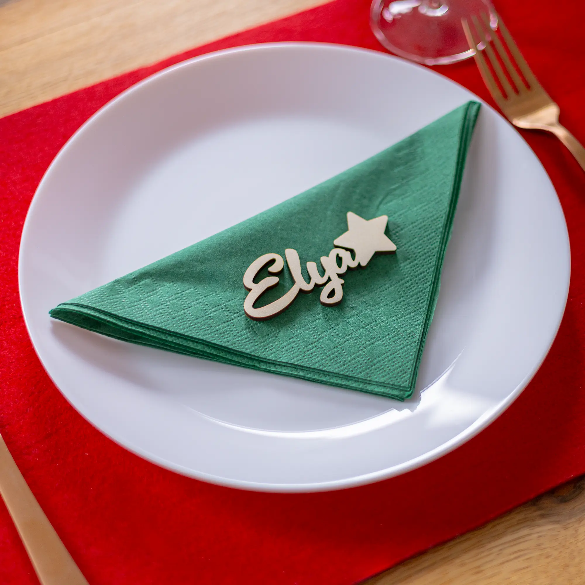 Tischkarten Aus Holz mit Ramadanmotiven – Bild 2