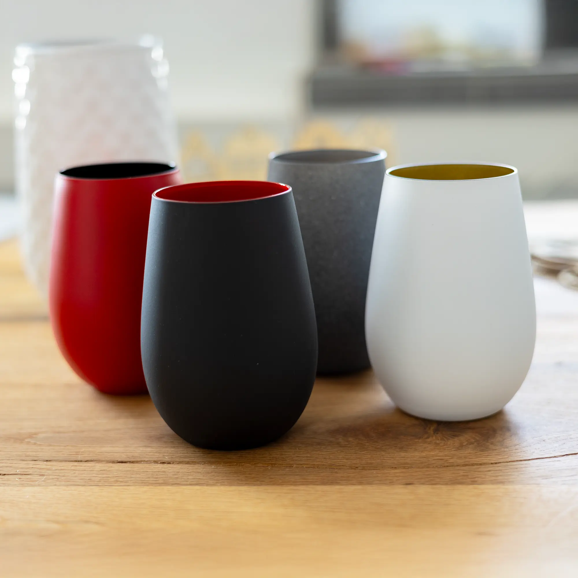 Personalisiertes Trauerlicht Mit Wunschtext Und Blumenranke – Bild 5