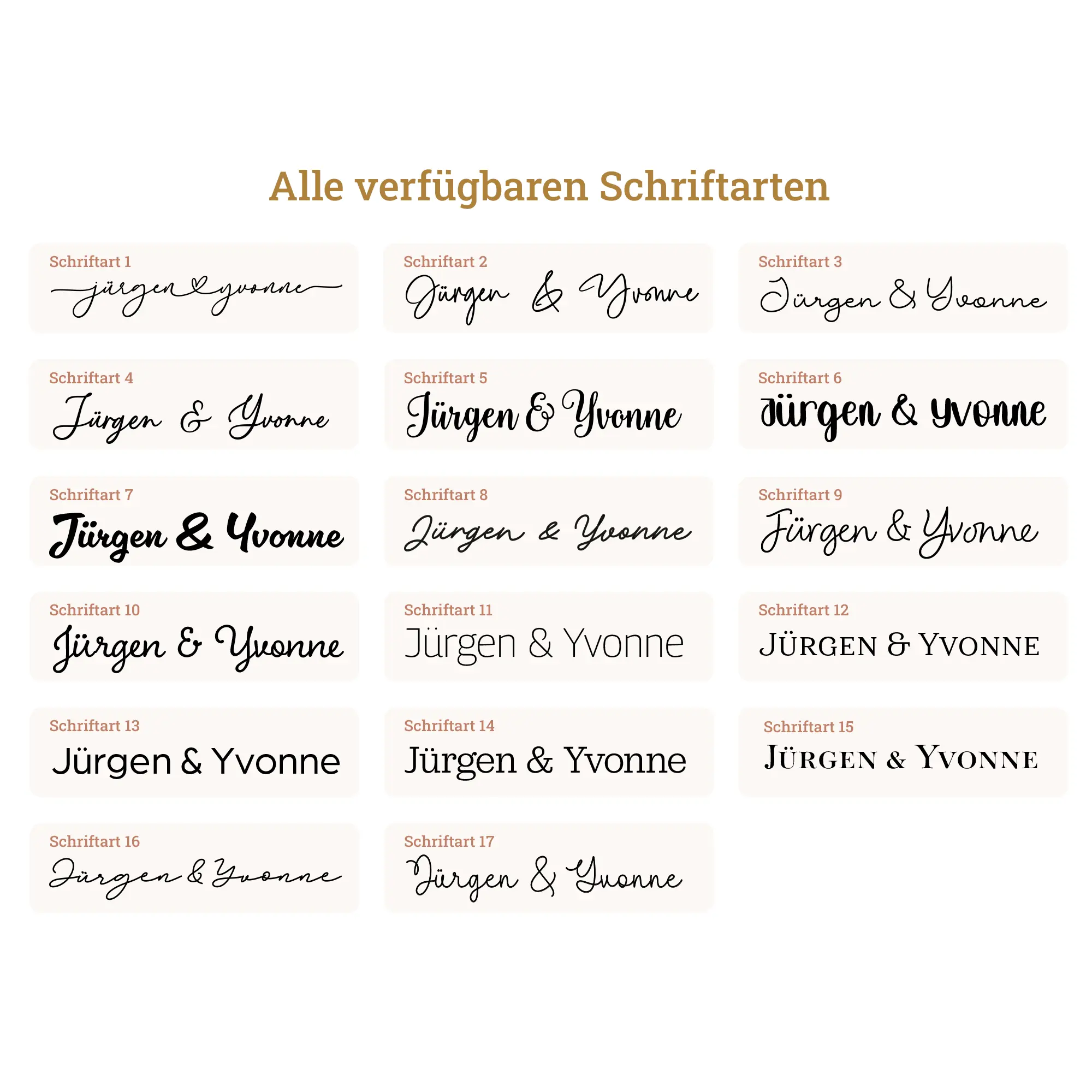 Personalisierter Herzaufsteller für Paare mit Wunschtext – Bild 2