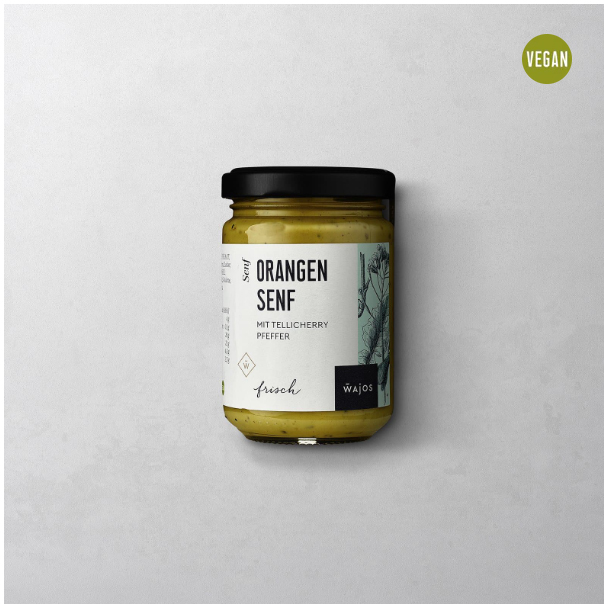 Orangen Senf mit Tellicherry Pfeffer