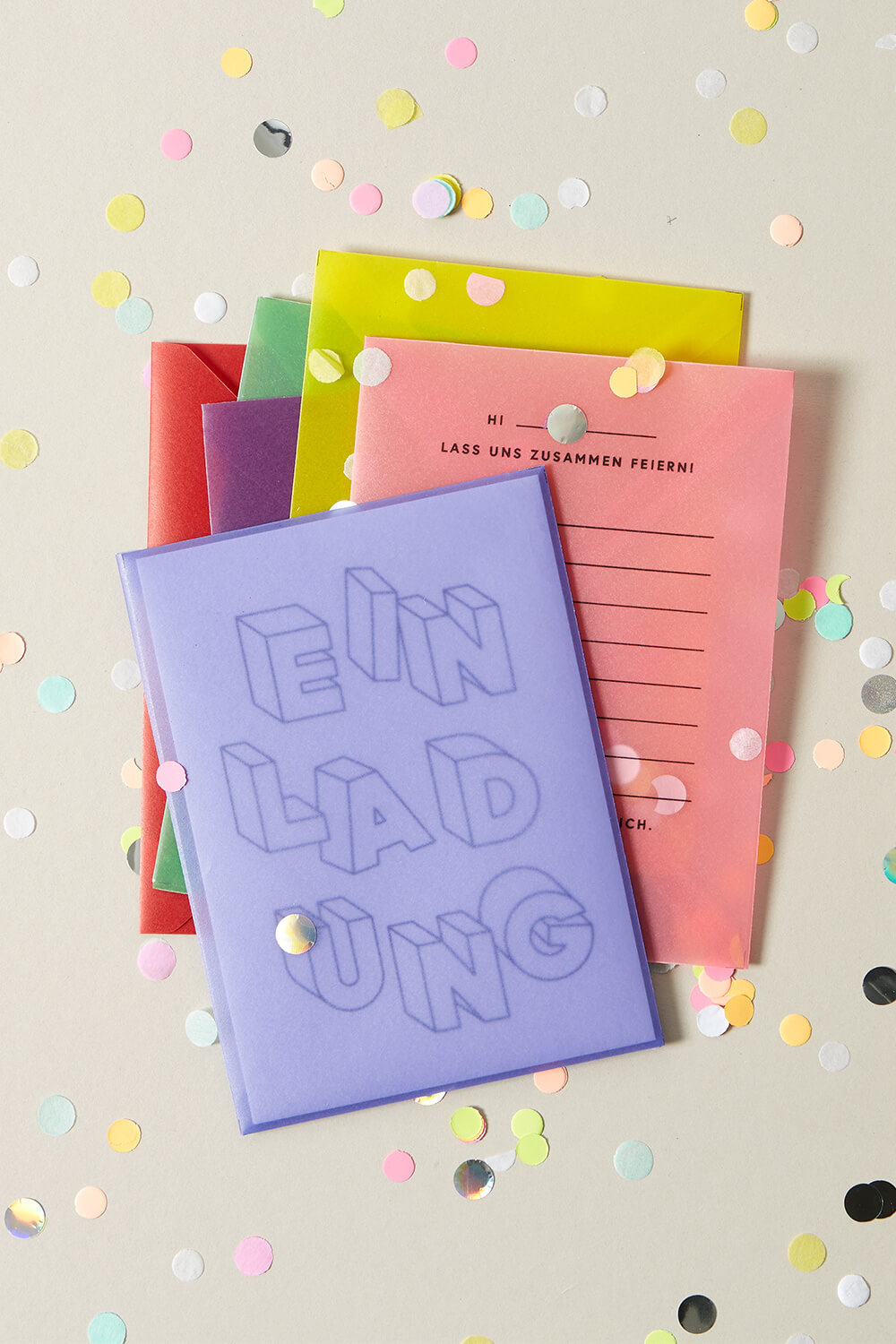 Regenbogenset Premium-Transparentpapier – Bild 2