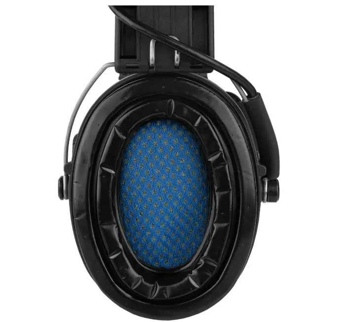 Sordin Supreme Pro X schwarz Schaumkissen Lederband aktiver Gehörschutz NF-Eingang – Bild 4