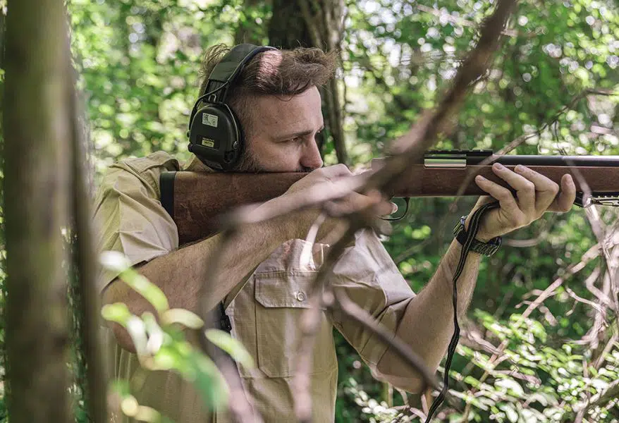 Sordin Supreme Pro X schwarz Schaumkissen Lederband aktiver Gehörschutz NF-Eingang – Bild 7