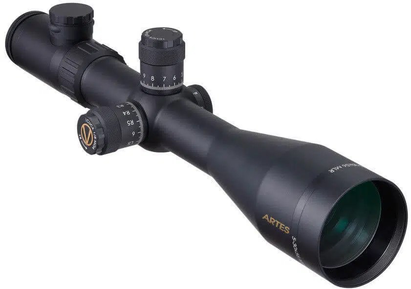 VIXEN Langstrecken Zielfernrohr ARTES 5-30×56 ED 34mm mit rotem/grünem Leuchtkreuz