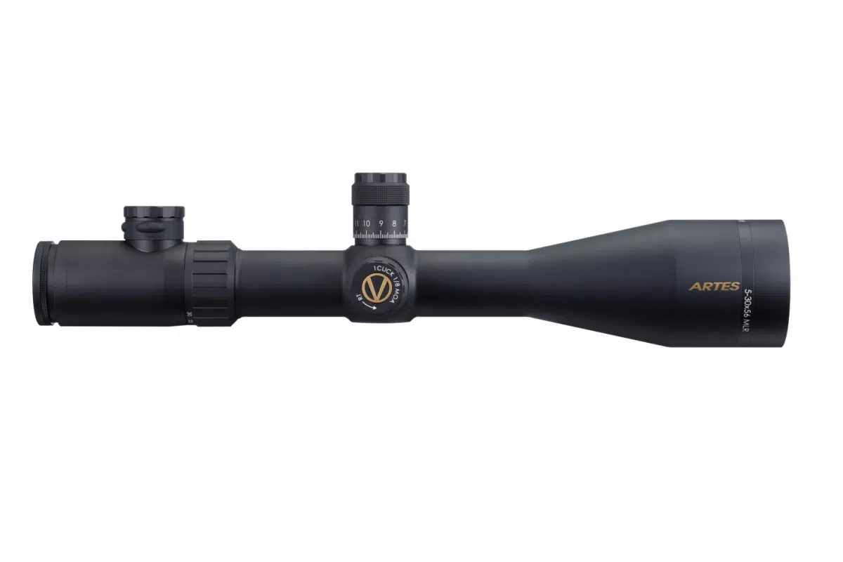 VIXEN Langstrecken Zielfernrohr ARTES 5-30×56 ED 34mm mit rotem/grünem Leuchtkreuz – Bild 2