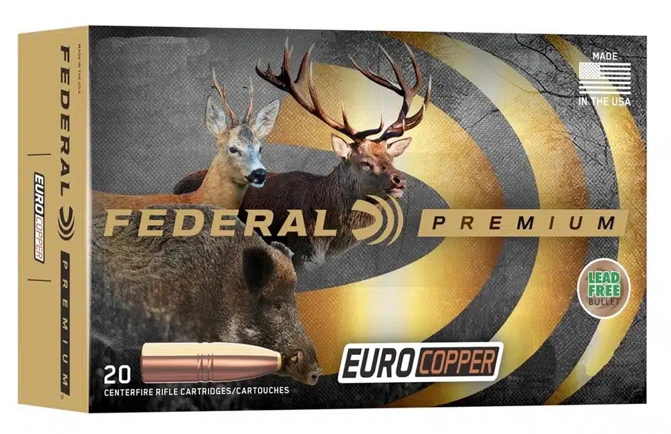 FEDERAL Premium Euro Copper 8×57 IS 11,7g/180grs bleifreie Premium Jagdmunition