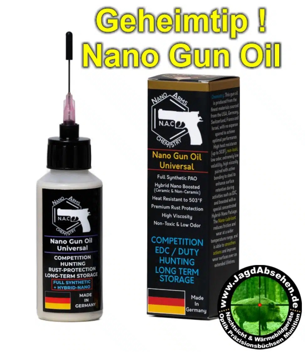 Nano Gun Oil Universal Waffenöl bei Jagdabsehen