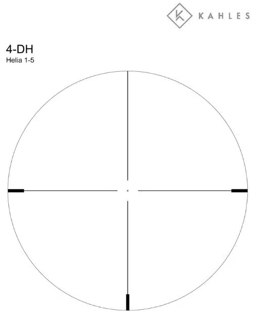 Kahles HELIA 1-5x24i mit Leutpunktabsehen 4 DH Montage Ring 30mm oder SR-Schiene – Bild 5