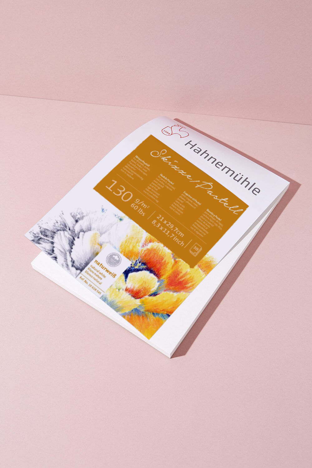 Baumwoll-Papierblock “Skizze/Pastell” 30 Blatt – Bild 2