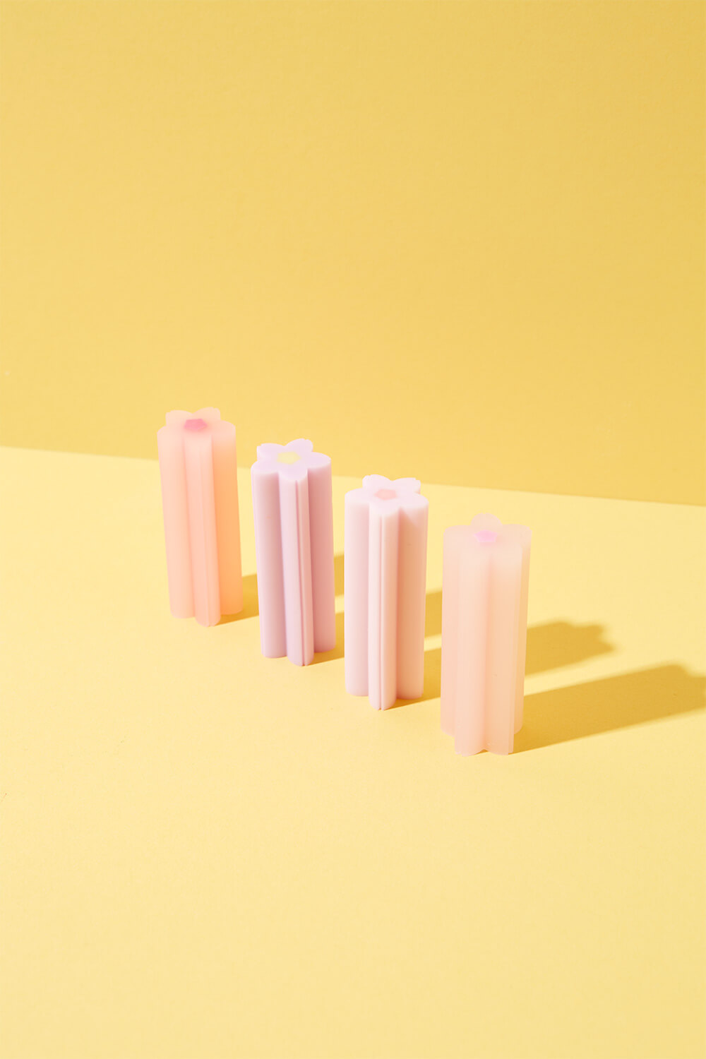 Blüten Radiergummi 4er Set