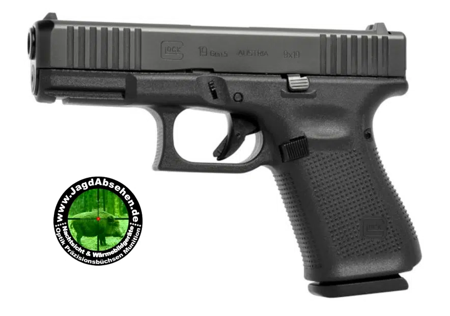Pistole Glock 19 Gen5 MOS 9mm Luger 15-Schuss Komplettset – Bild 5