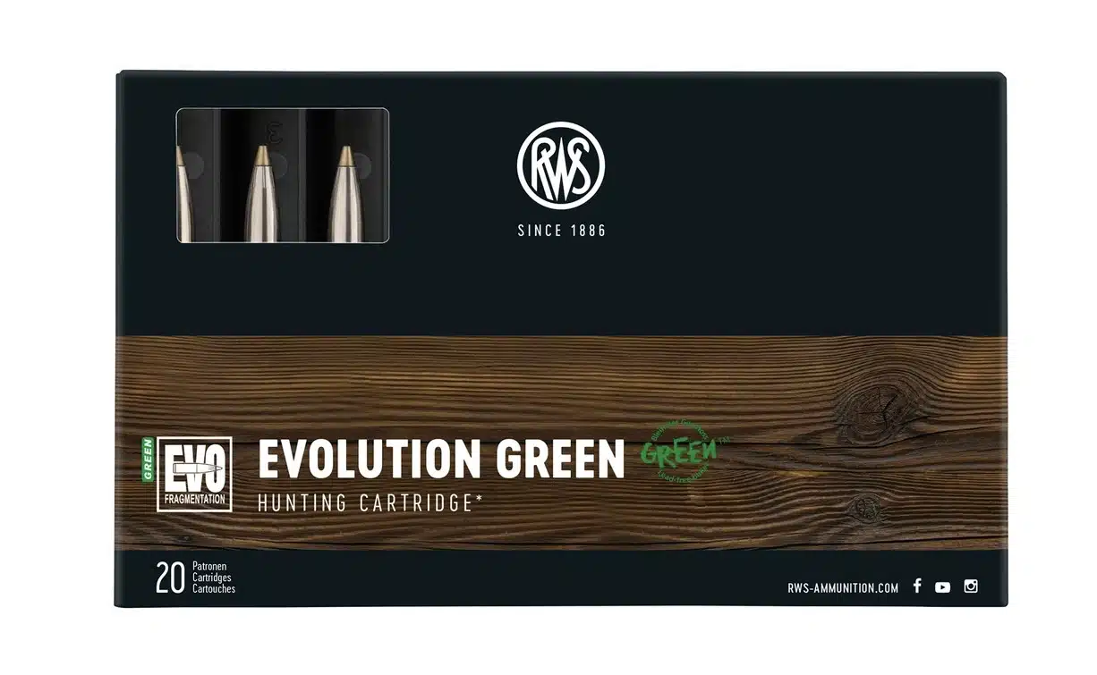 RWS 6,5×57 R Evo Green 6,0g/93grs bleifreie Jagdmunition