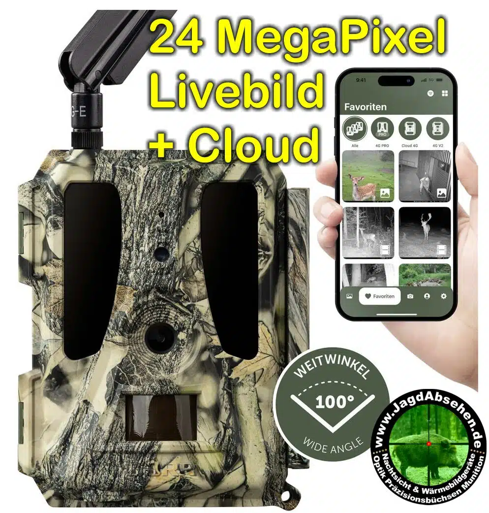 DÖRR 24M SNAPSHOT CLOUD 4G PRO Wildkamera Infrarotblitz 20m-100°-HD-Nachtsicht