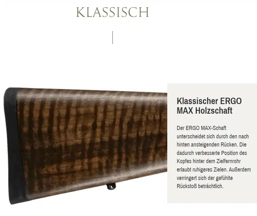Repetierbüchse Sauer 100 Classic Komplettpaket – Bild 4