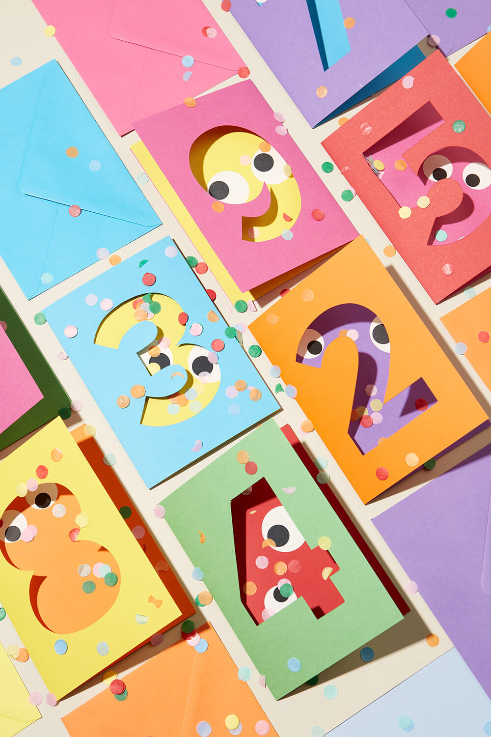 Cut-Out Karten Vorlage “Zahlen” (digitales Produkt) – Bild 2