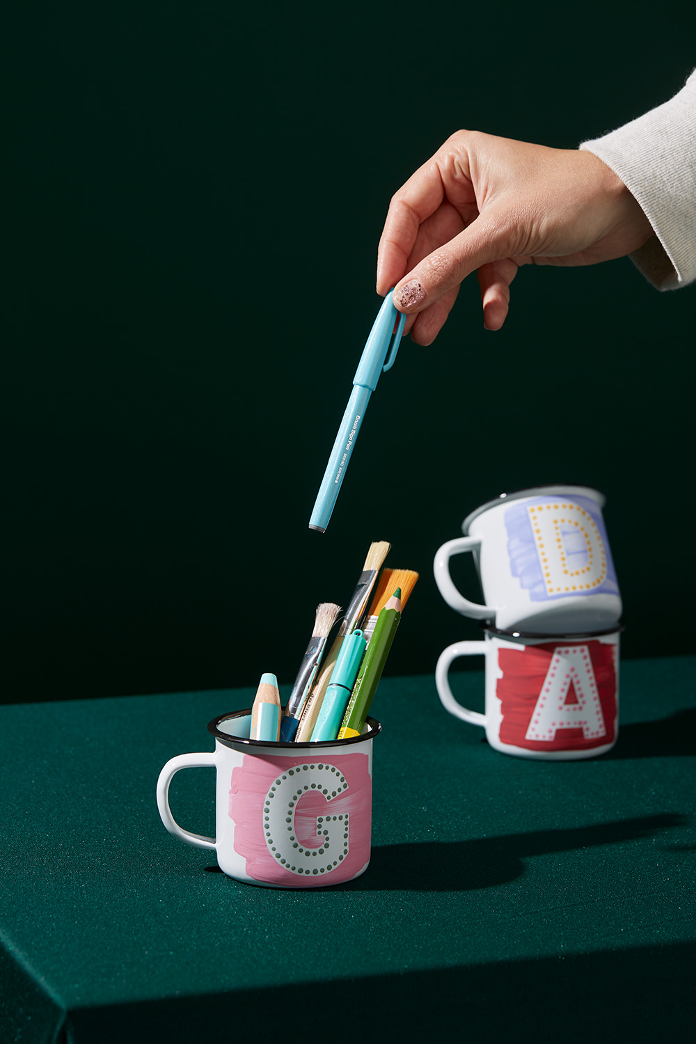 Glas- und Porzellanmalfarbe “Chalky-Supermatt” – Bild 2