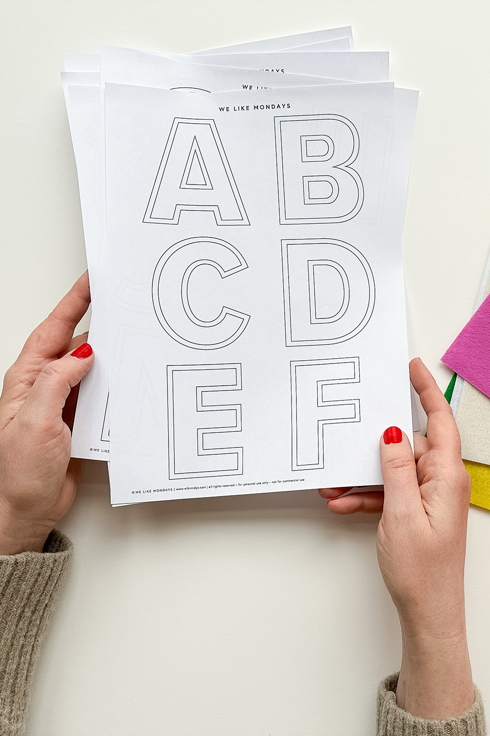 Vorlagenset “ABC College-Style” (digitales Produkt) – Bild 6