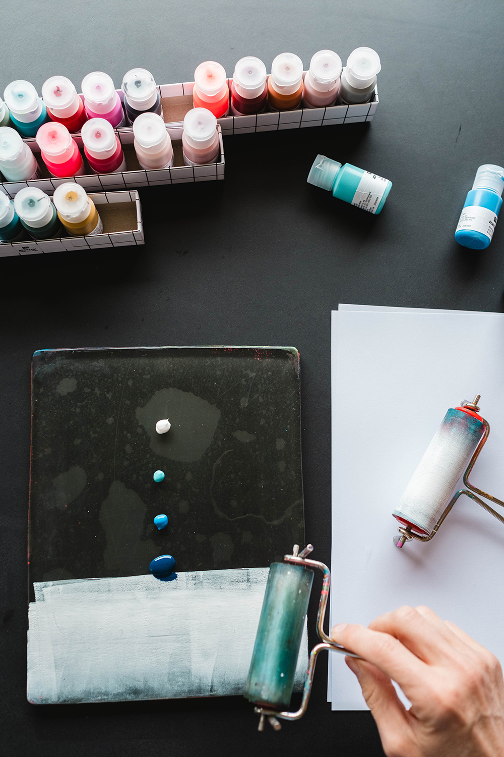 Magische Gel-Druckplatte “Gelli Print” – Bild 2