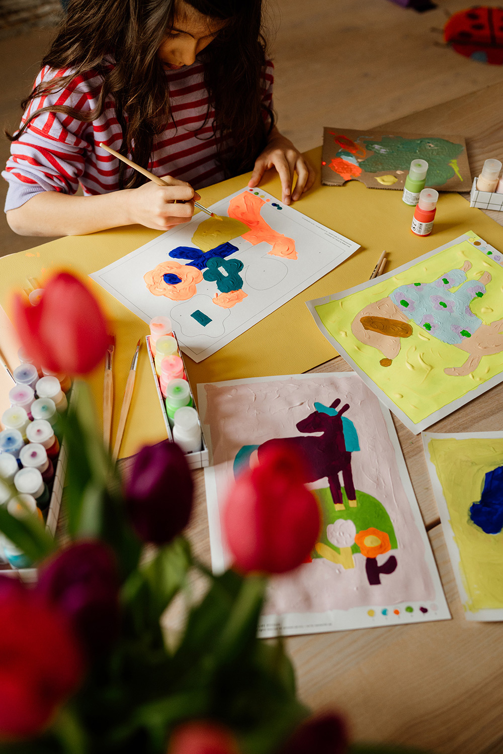 Mini Acrylfarben 7er Superset “My Rainbow” – Bild 5