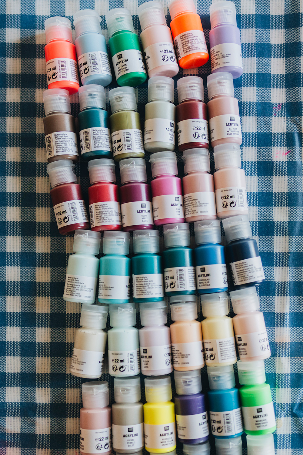 Mini Acrylfarben 7er Superset “My Rainbow”