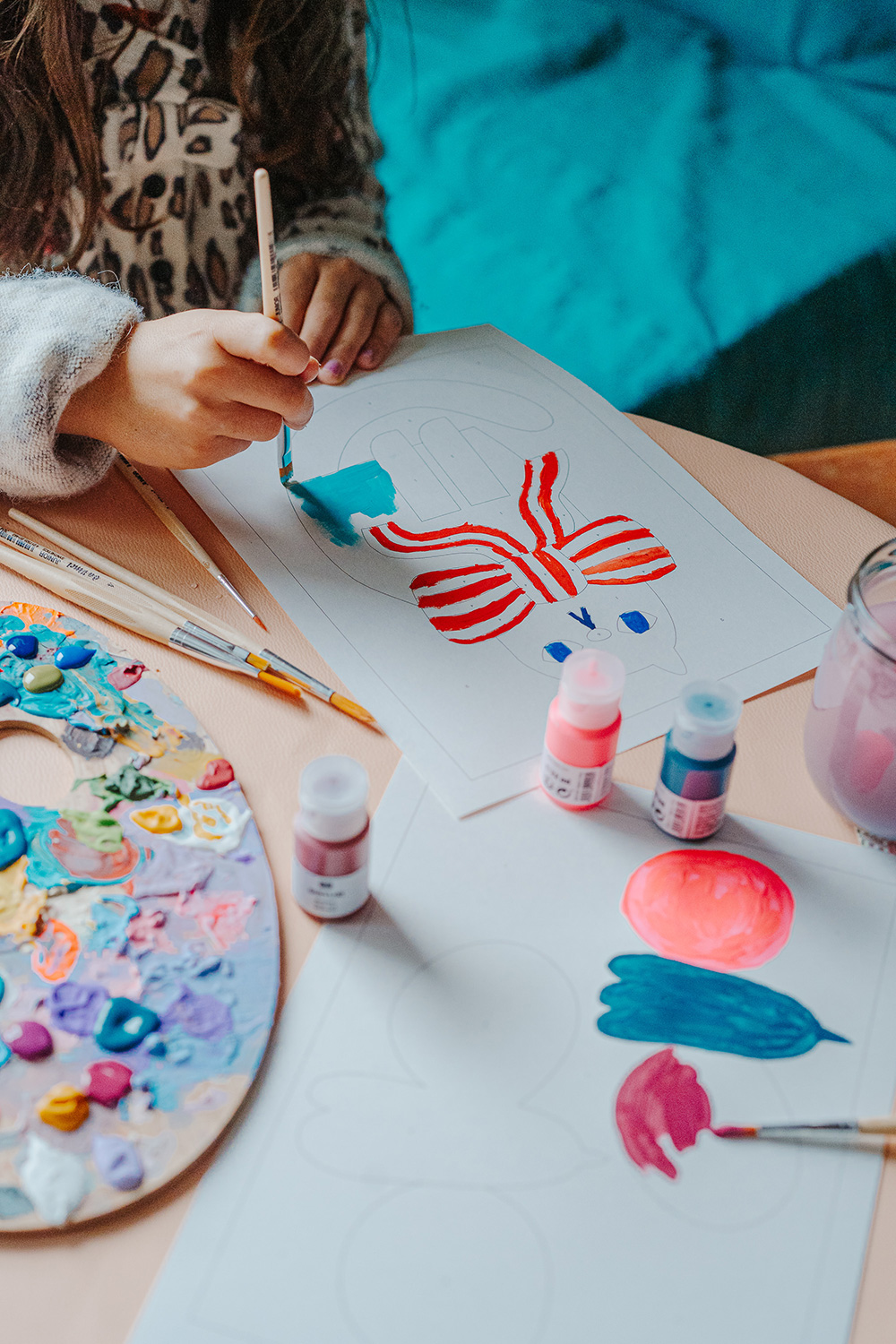 Mini Acrylfarben 7er Superset “My Rainbow” – Bild 3