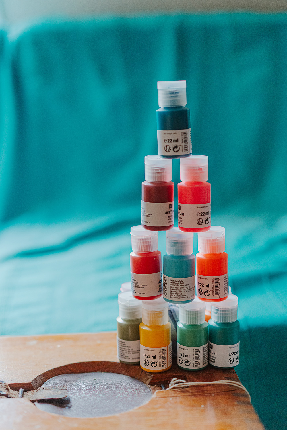 Mini Acrylfarben 7er Superset “My Rainbow” – Bild 6