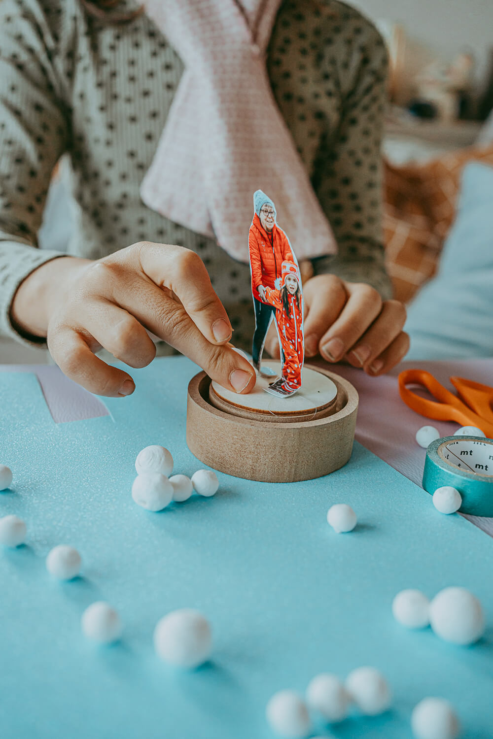 Magische Dekokugel aus Glas – Bild 3