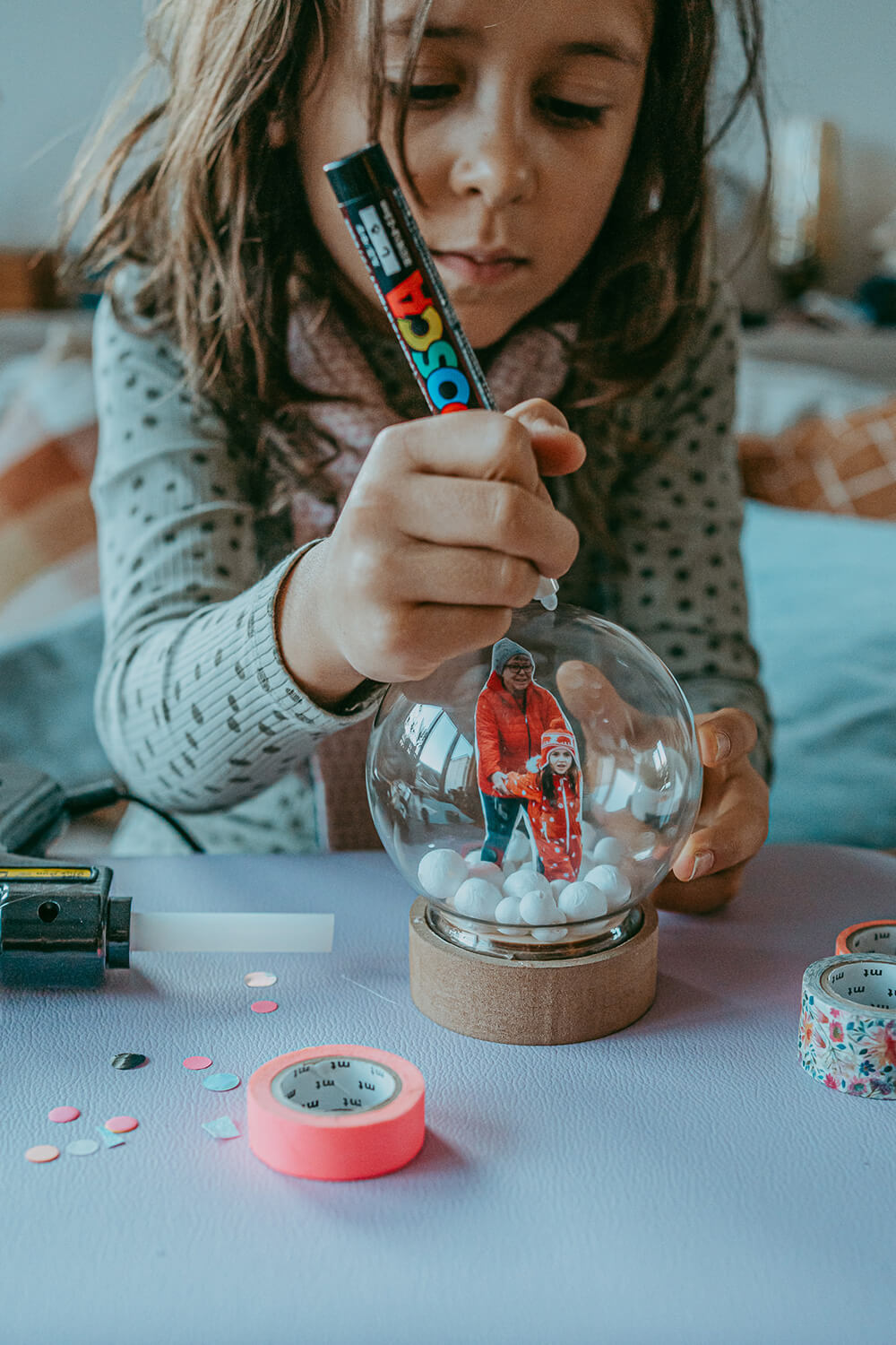 Magische Dekokugel aus Glas – Bild 4