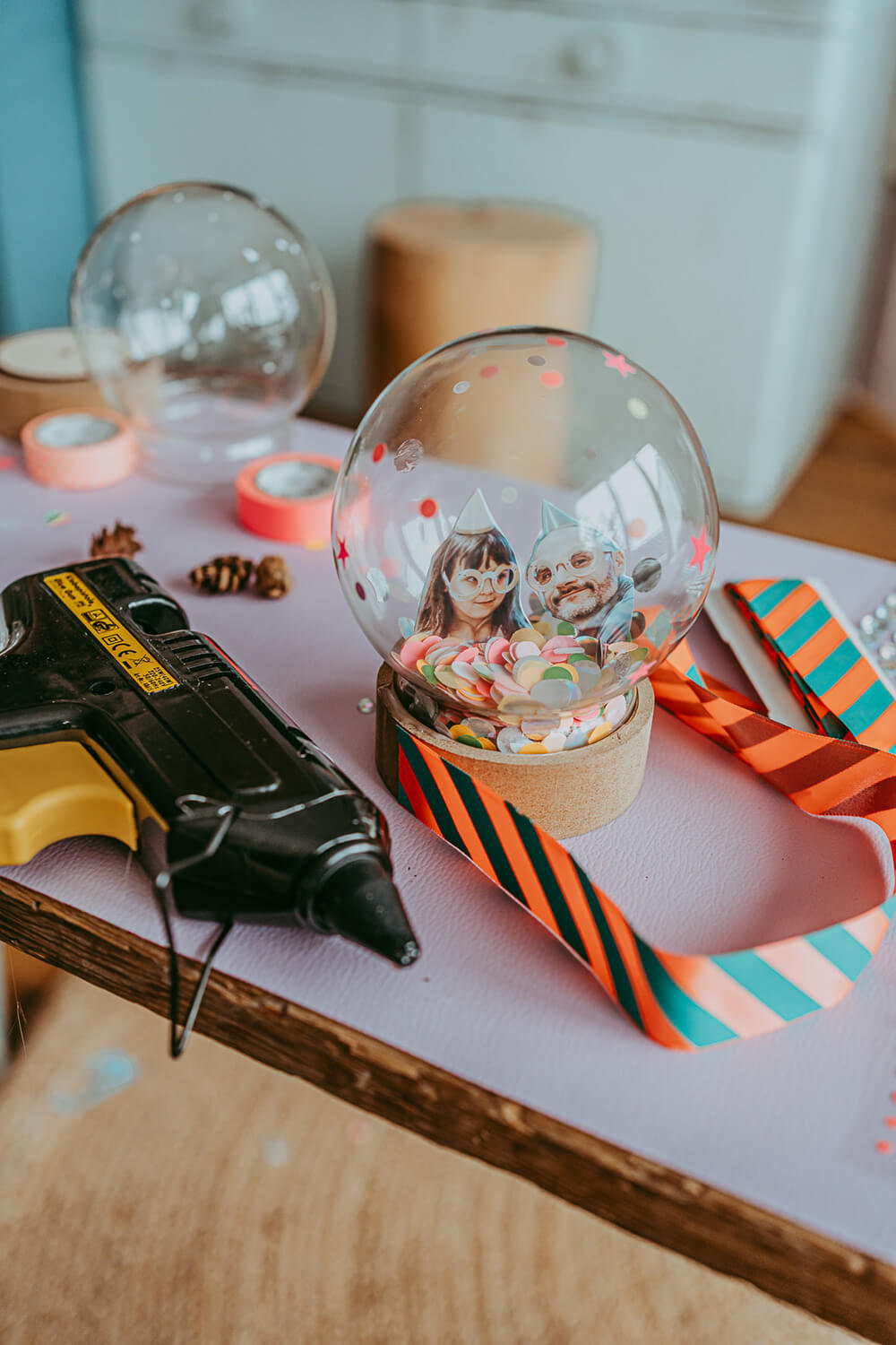 Magische Dekokugel aus Glas – Bild 5